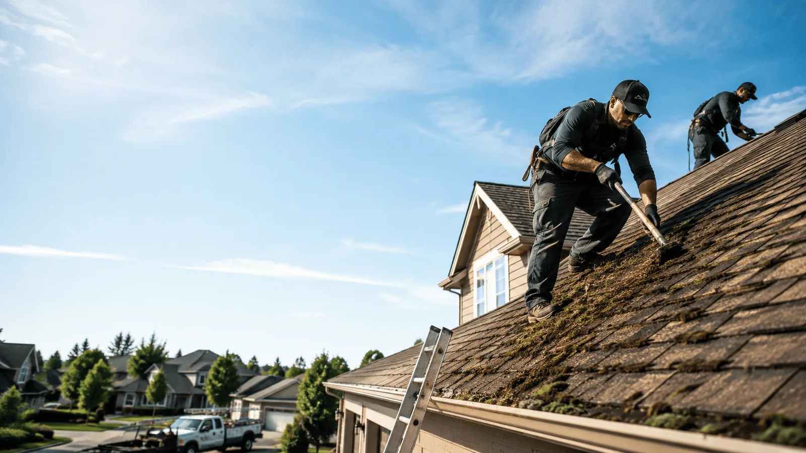 Roof Moss Removal in Bickleton, WA near me